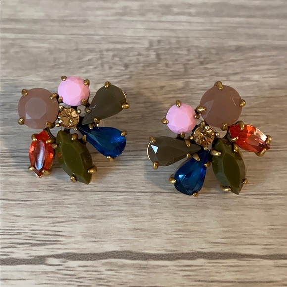 J. Crew Jewelry - J.Crew Stud Crystal Earrings